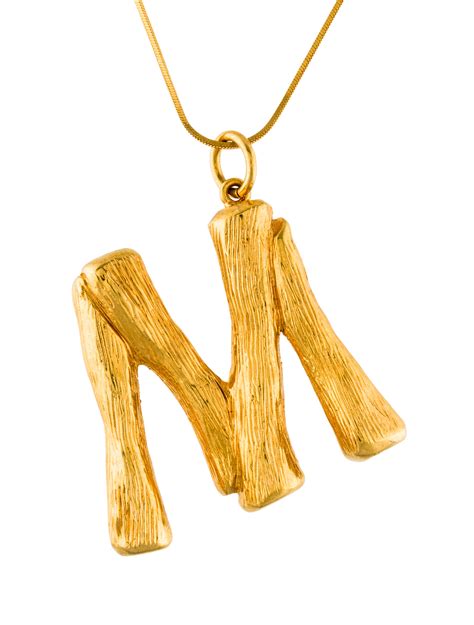 where to buy celine letter necklace|Celine alphabet pendant.